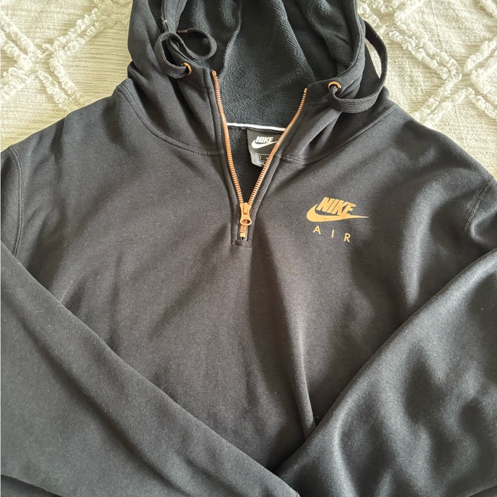 Nike Black Pullover with Gold Details